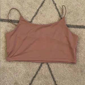 Dusty Rose Crop Top TankTop